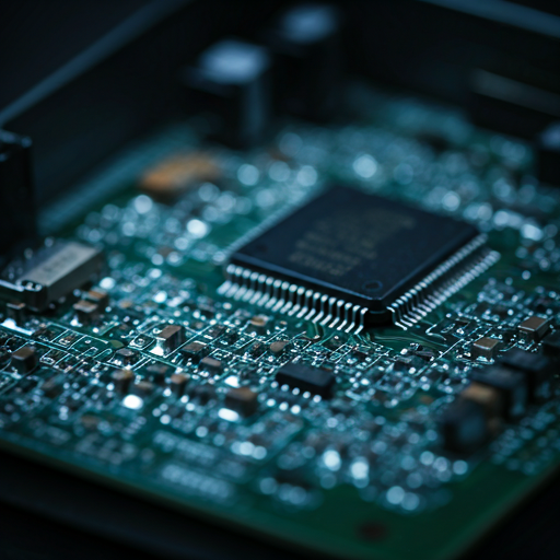 Imagem exibindo um chip de computador ilustrando martech